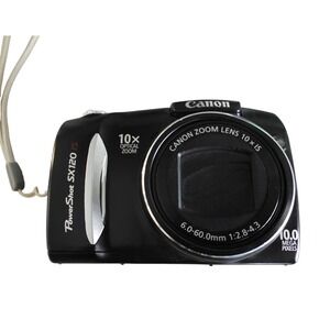 Canon PowerShot SX120 IS 10x Optical Zoom 10.0 MP Digital Camera *Not Working*